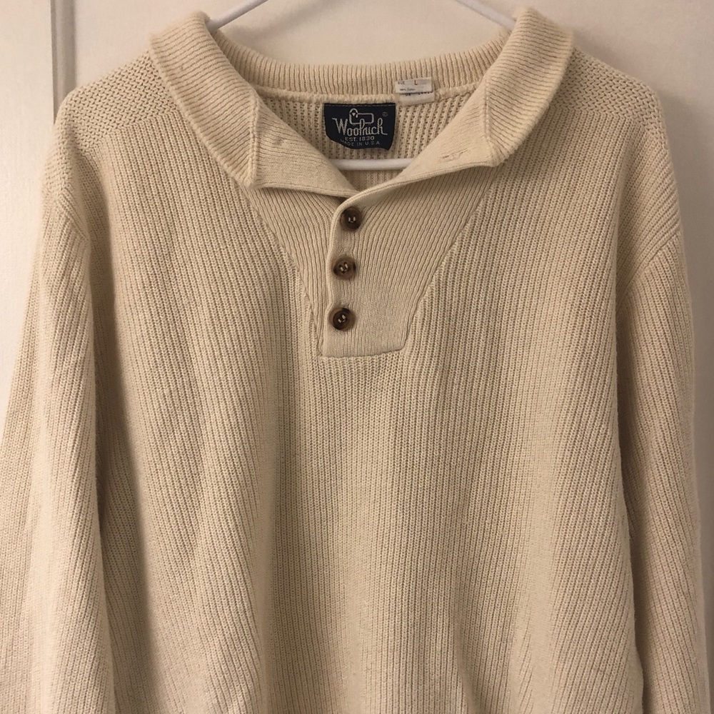Vintage Woolrich Shawl Collar Sweater